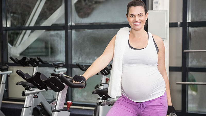 نحوه استفاده از دوچرخه ثابت در بارداری