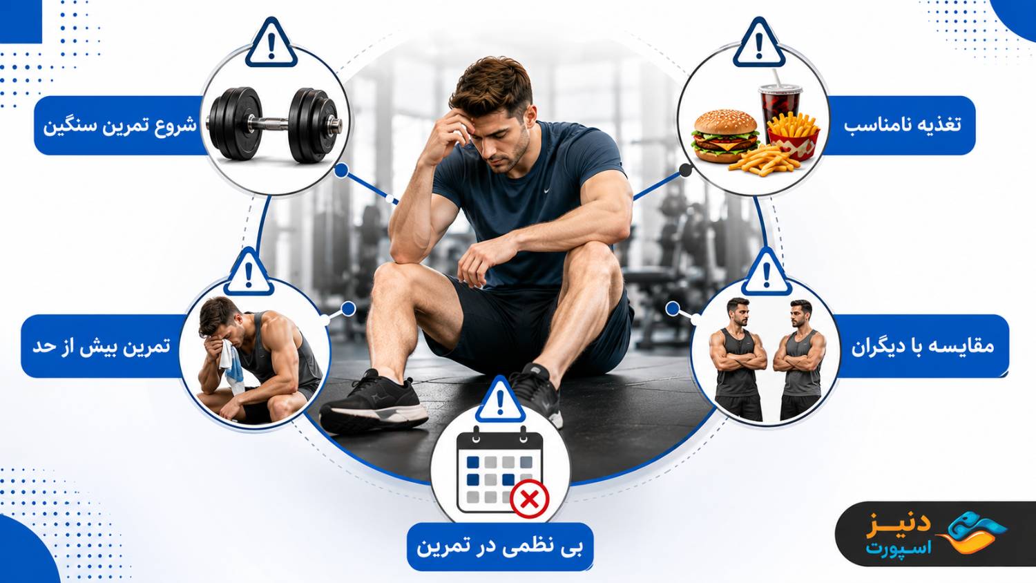 اشتباهات رایج افراد مبتدی در فیتنس