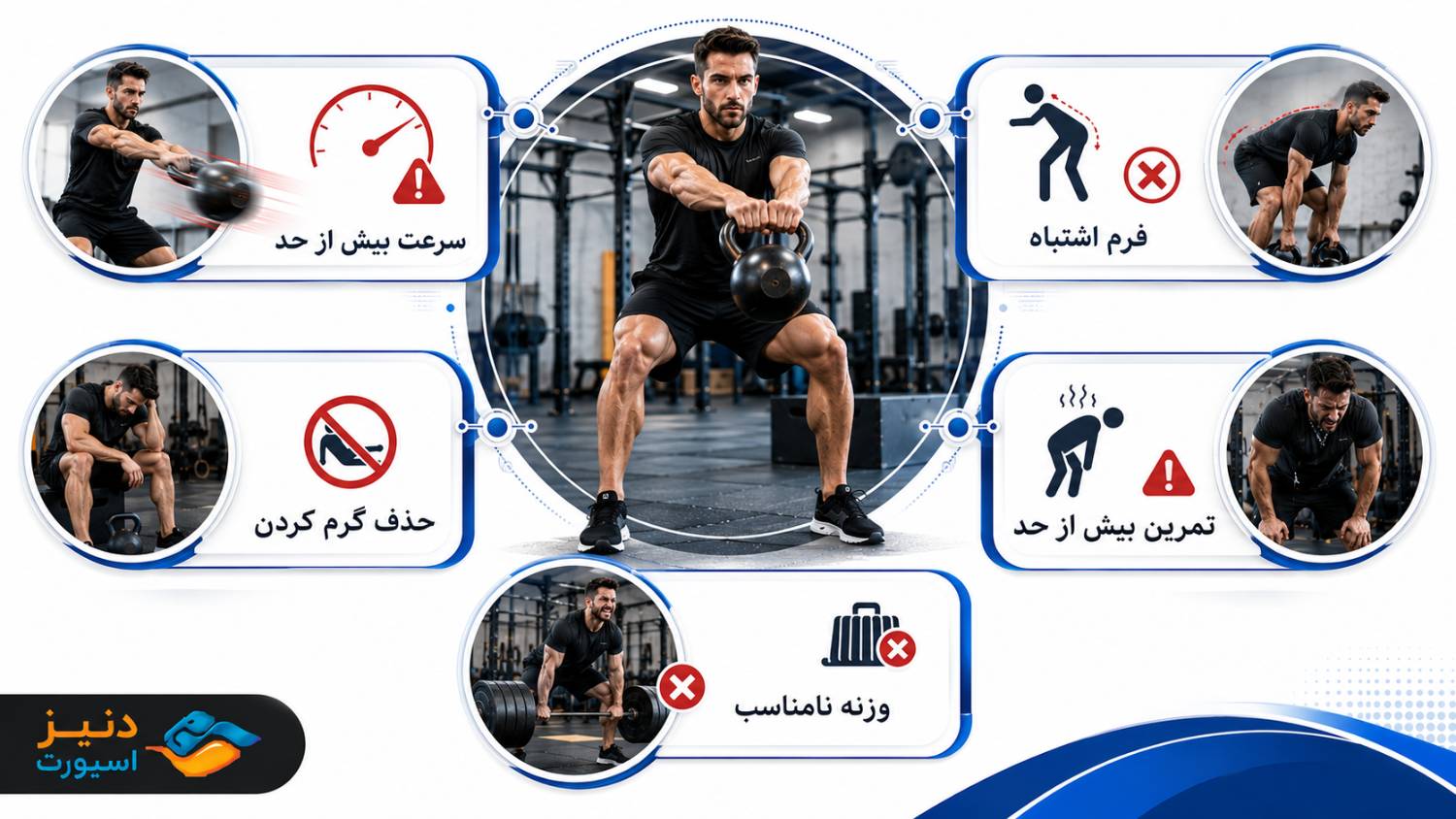 اشتباهات رایج در تمرینات فانکشنال