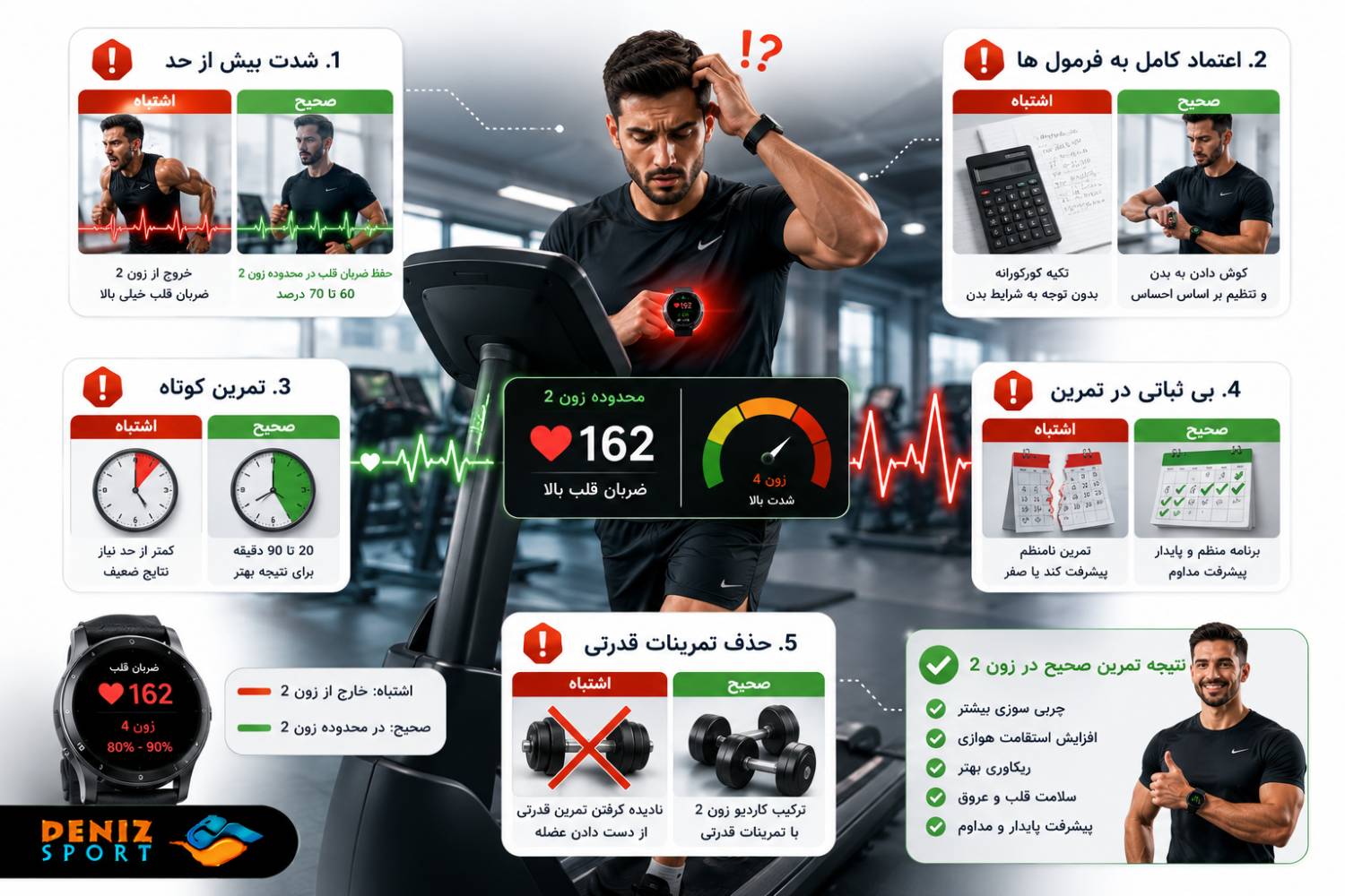 اشتباهات رایج در تمرین زون 2